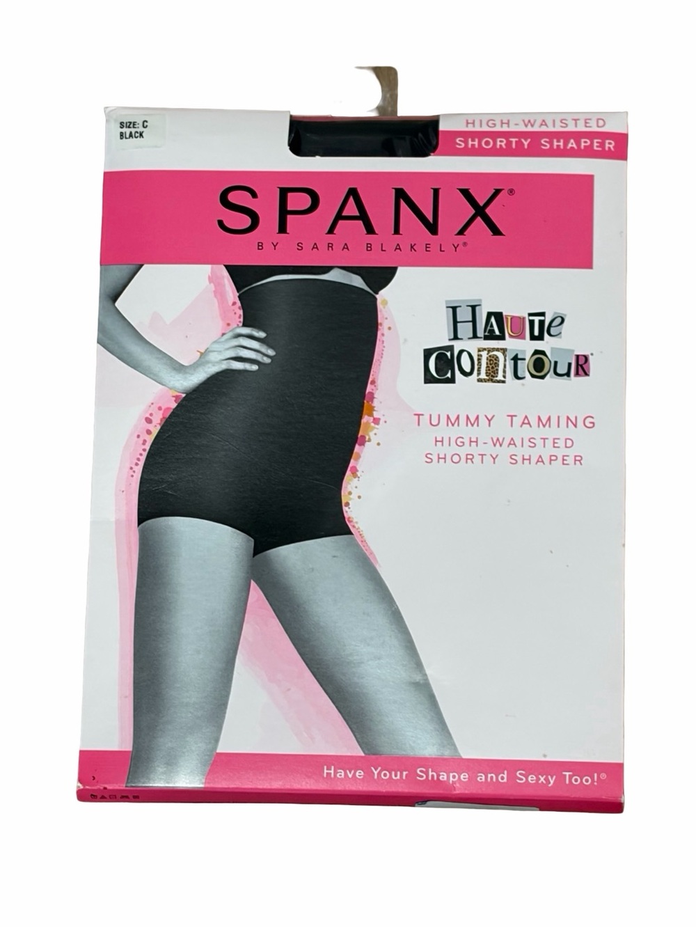 SPANX Black Haute Contour High-Waisted Shorty Shaper M/L